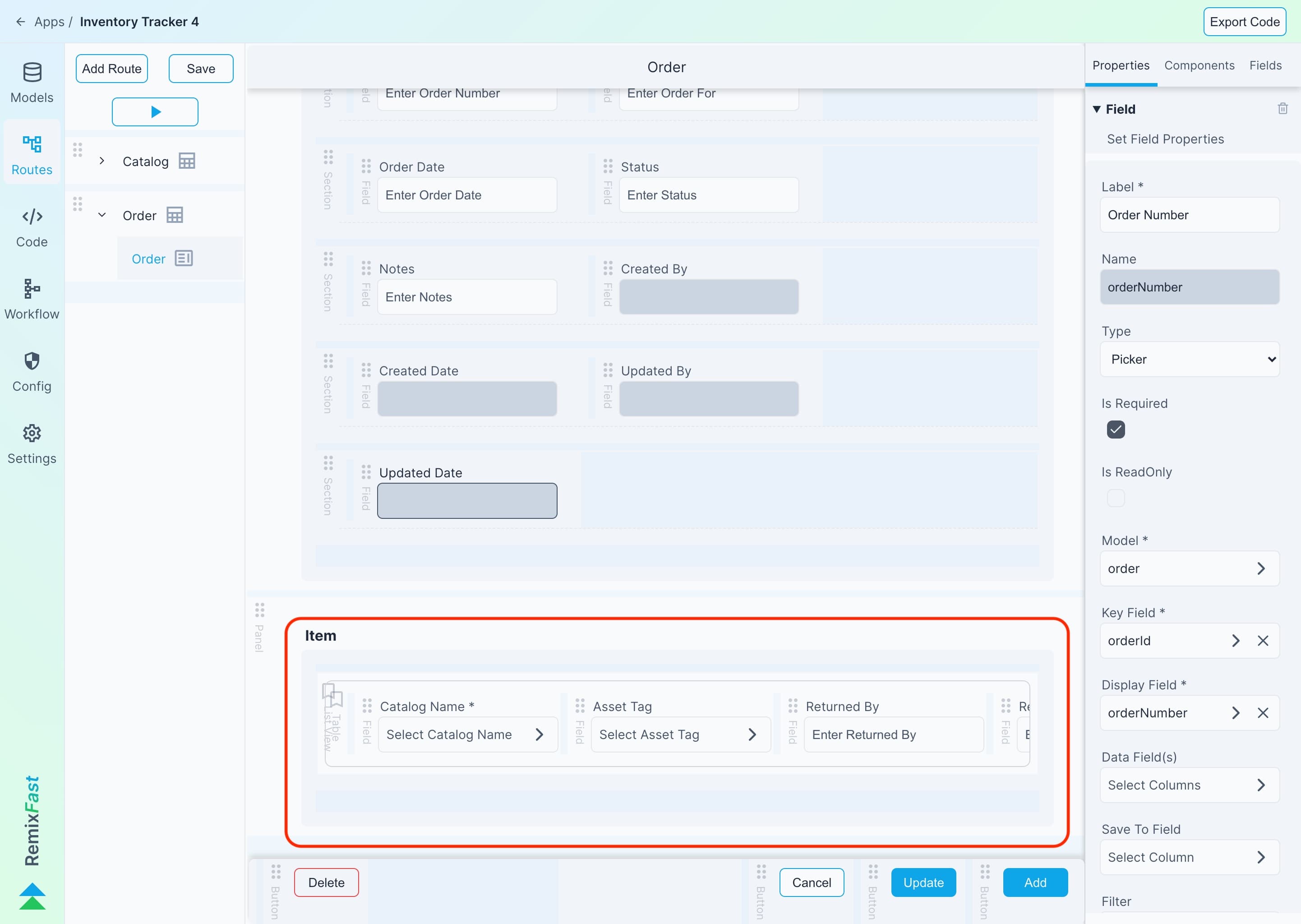 nested routes